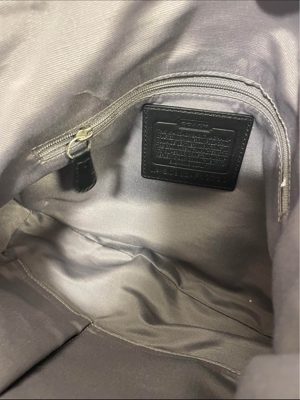 coach black leather hobo shoulder bag - Picture 8 of 8
